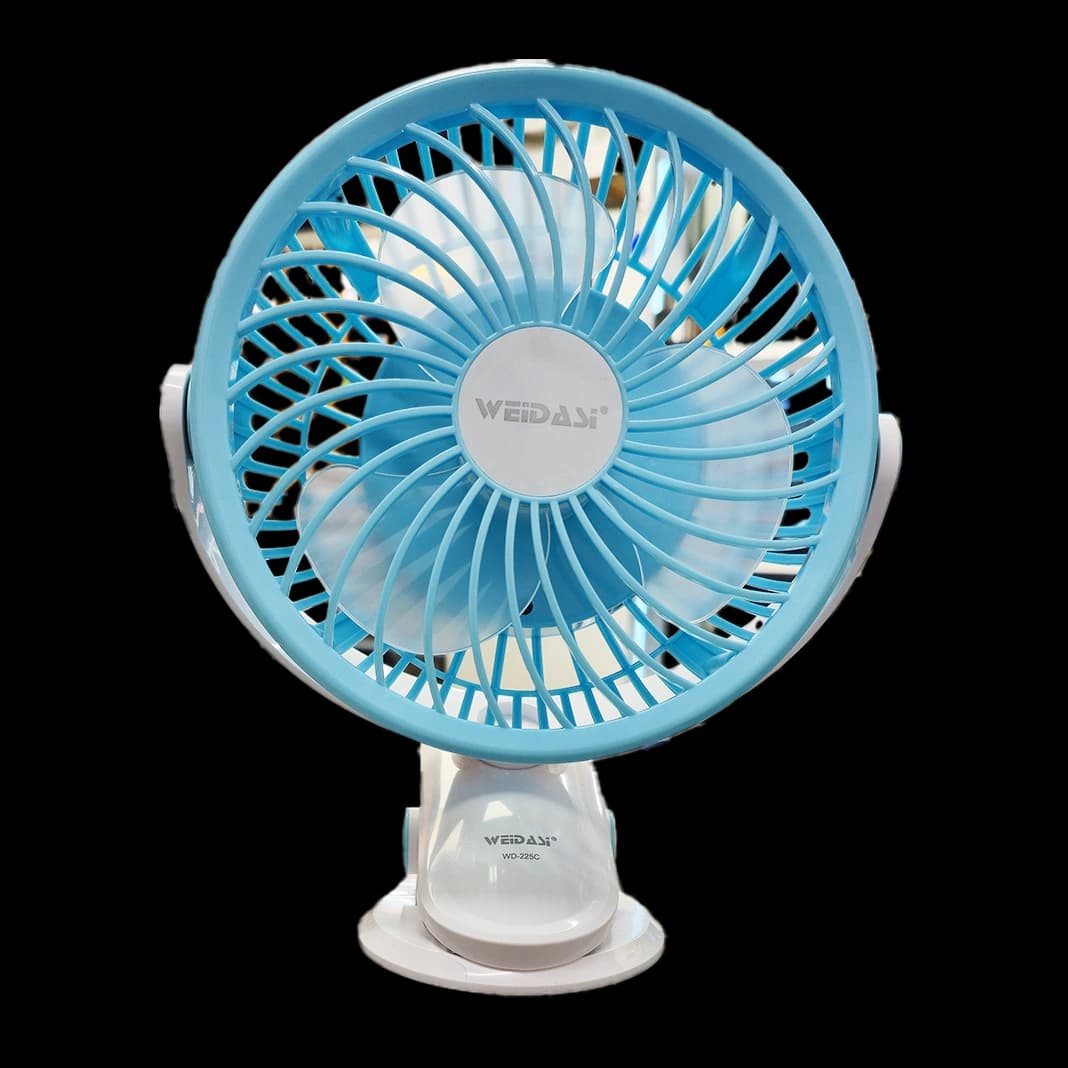 پنکه رومیزی شارژی گیره ای WEIDASI WD225C — تصویر ۵