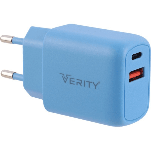 شارژر موبایل 30W همراه با کابل TYPE-C برند VERITY مدل 2128