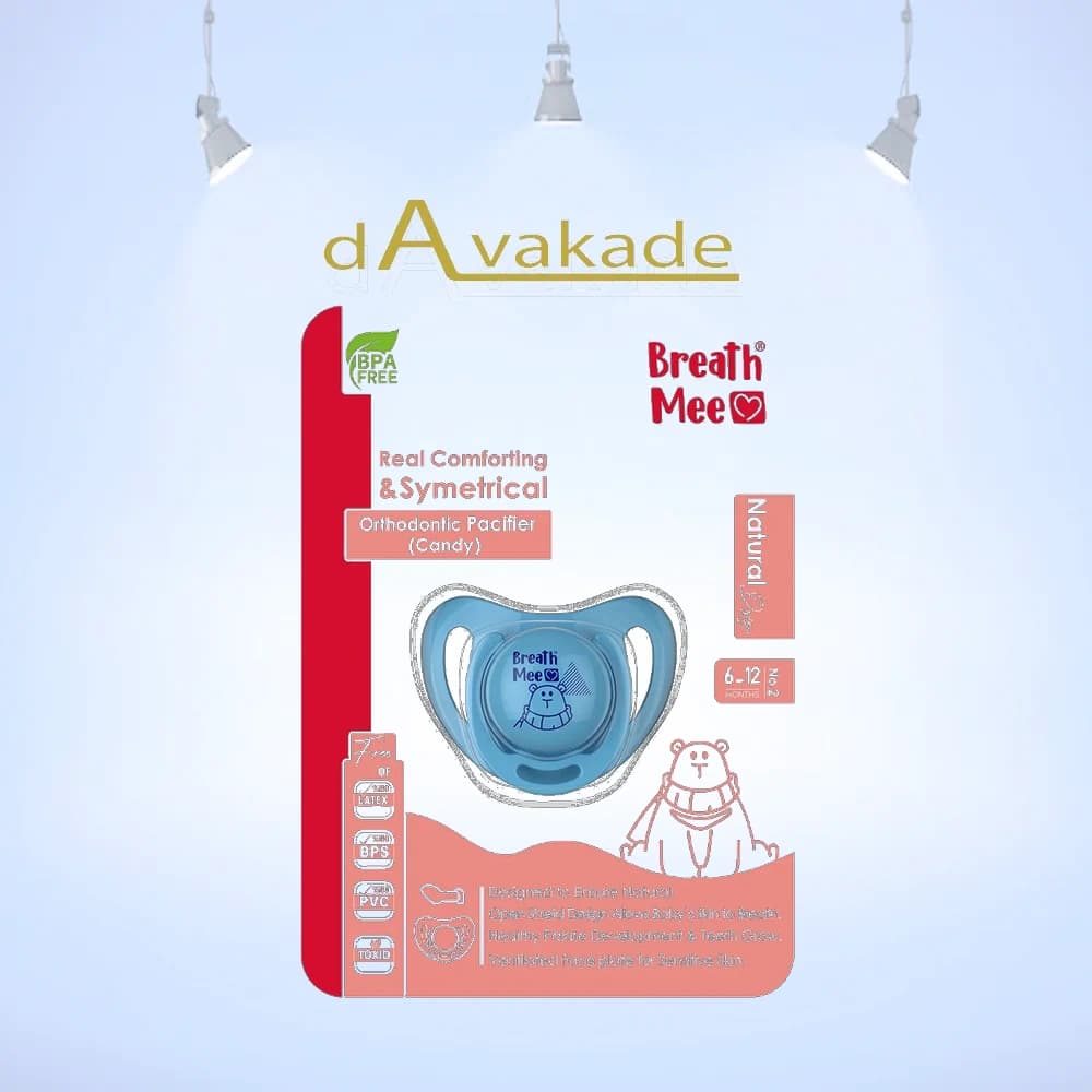 BREATH ME پستانک ارتودنسی طرح تامی بدنه مات رنگی سایز 2 کد ST11