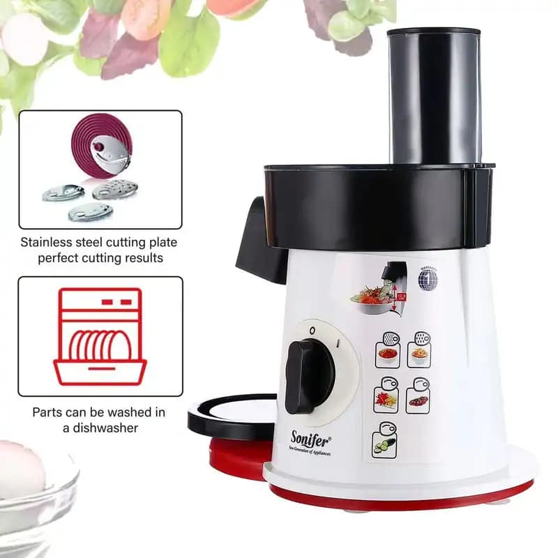 سالاد ساز و رنده برقی برند سونیفر تحت لیسانس آلمان مدل SF-5505 — تصویر ۴