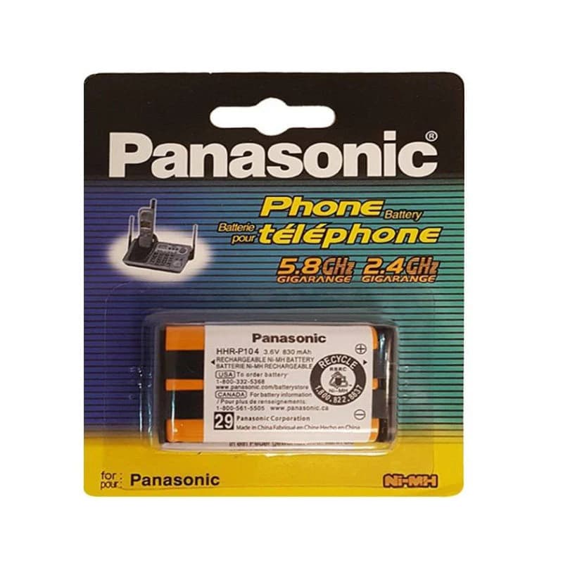 باتری تلفن بی سیم پاناسونیک مدل HHR-P104A//1B بسته 3 عددی کد k14815 — تصویر ۲