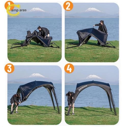 سایبان اتوماتیک 6 نفره کمپینگ بلک داگ مدل CBD2450WS010 — تصویر ۵