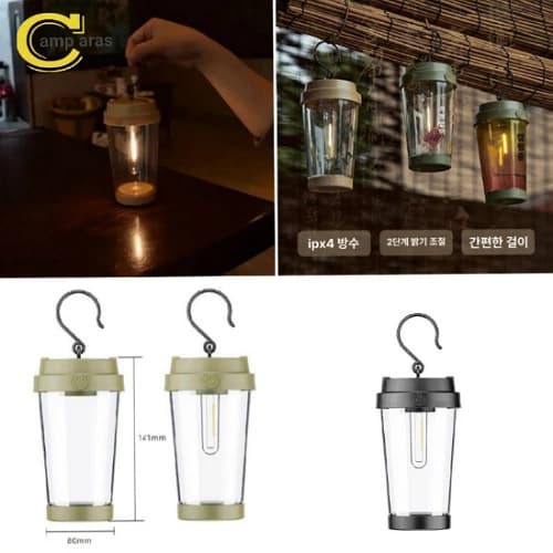 چراغ فانوسی آویز و رومیزی کمپینگ تکتاپ مدل 1539067DJ — تصویر ۵