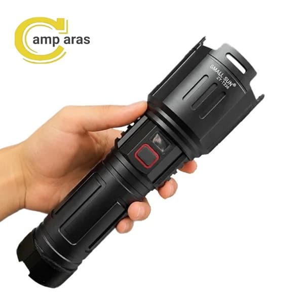 چراغ قوه شکاری اسمال سان مدل ZY-T336 زوم دار شارژی