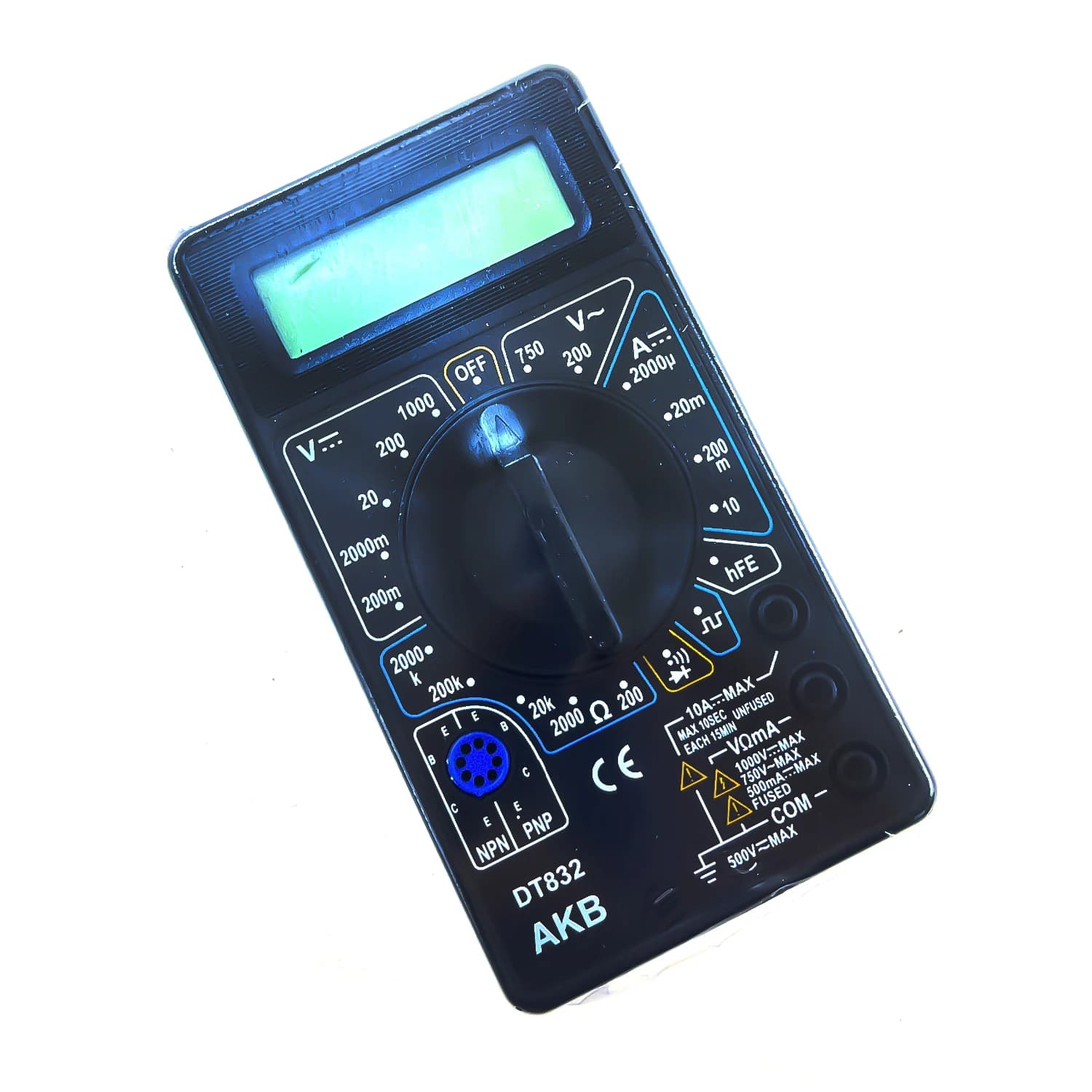 مولتی متر دیجیتال DT832 — تصویر ۳