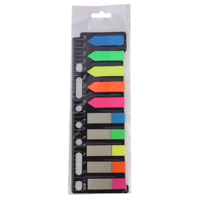 کاغذ یادداشت چسب دار طرح فلش و مستطیل Jinxln P15-5 4.3*1.3cm بسته 10 عددی — تصویر ۲