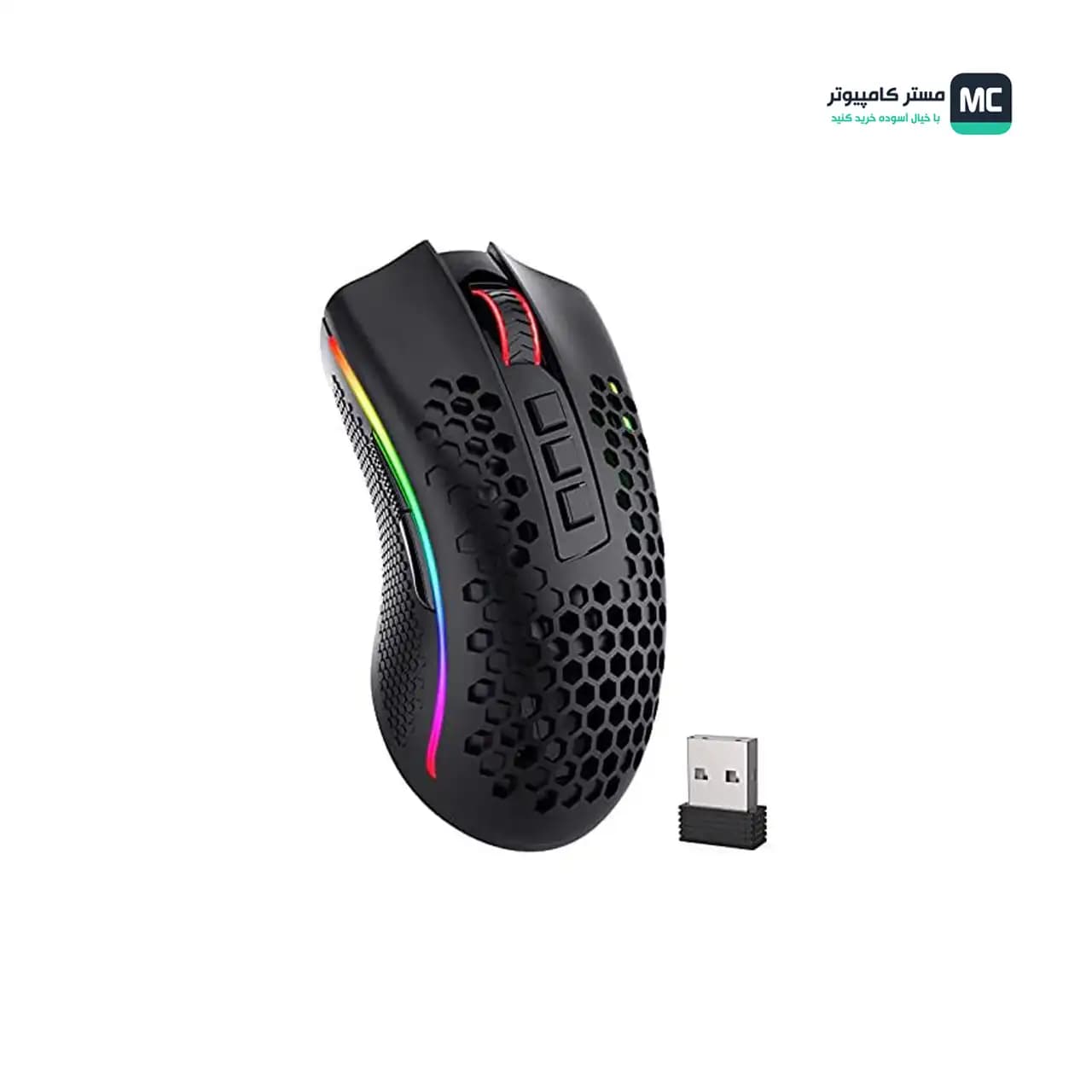 موس بیسیم گیمینگ ردراگون Storm Pro M808-KS RGB — تصویر ۲