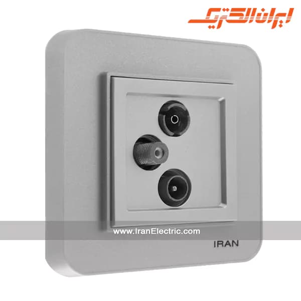 پریز آنتن TV-SAT-RD ارس نقره ای