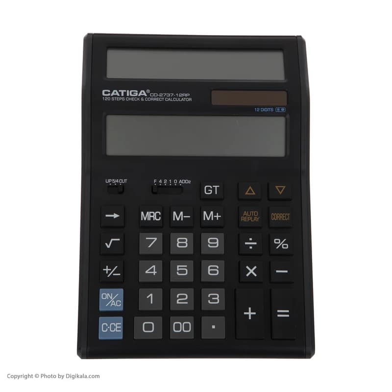 ماشین حساب کاتیگا مدل CD-2737-12RP — تصویر ۵