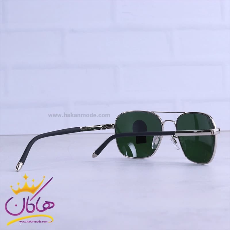عینک آفتابی ری بن مردانه فریم فلزی نقره ای RB 3529/1 — تصویر ۳