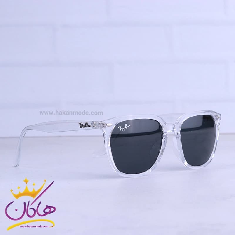 عینک آفتابی زنانه ری بن فریم مربع شیشه ای RB 4362F/1 — تصویر ۴