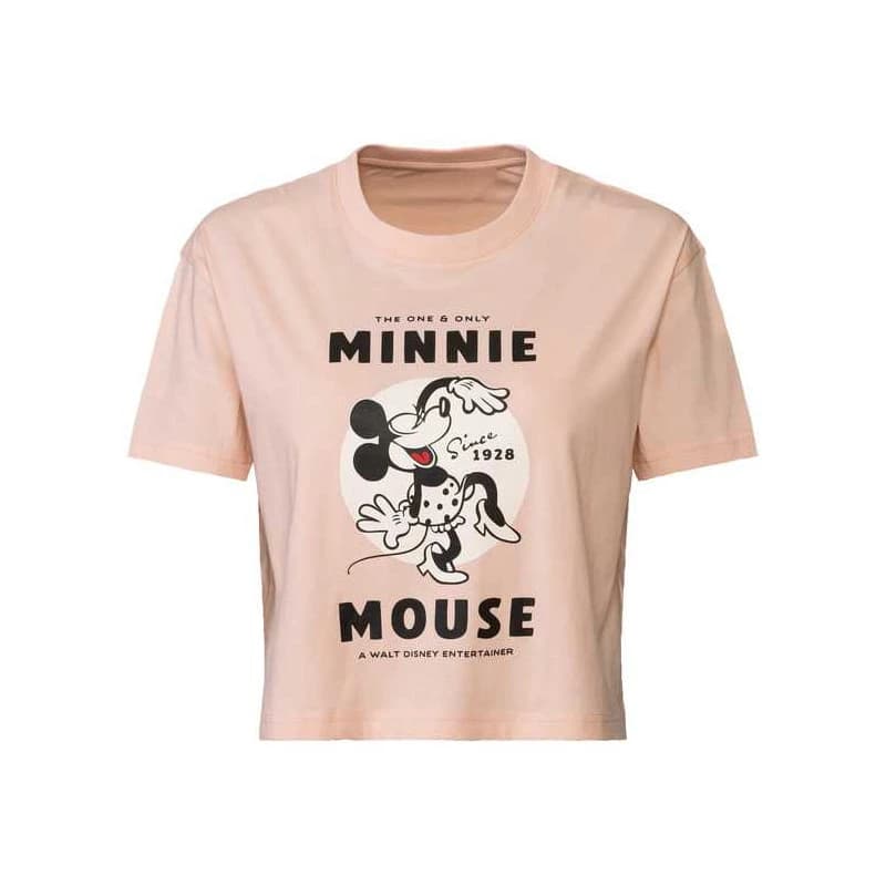 کراپ تیشرت آستین کوتاه زنانه دیزنی مدل minnie — تصویر ۳