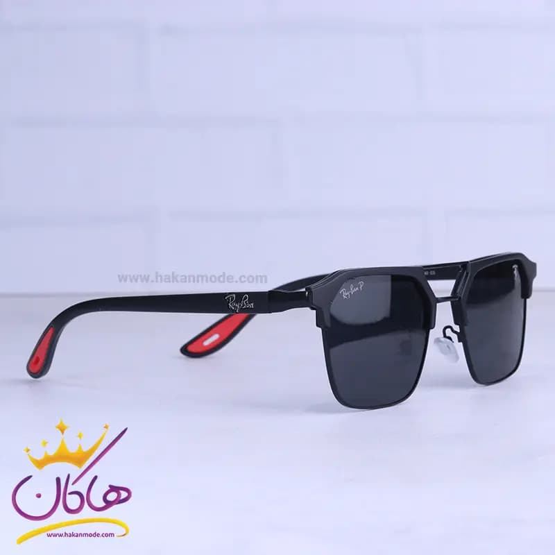 عینک آفتابی ری بن فراری مردانه فریم مشکی مربع RB 3697/1 — تصویر ۴