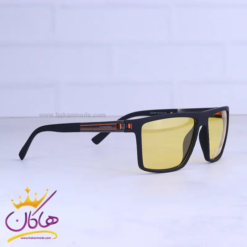عینک آفتابی مورل مردانه پلاریزه شیشه زرد D2426P/7 — تصویر ۴