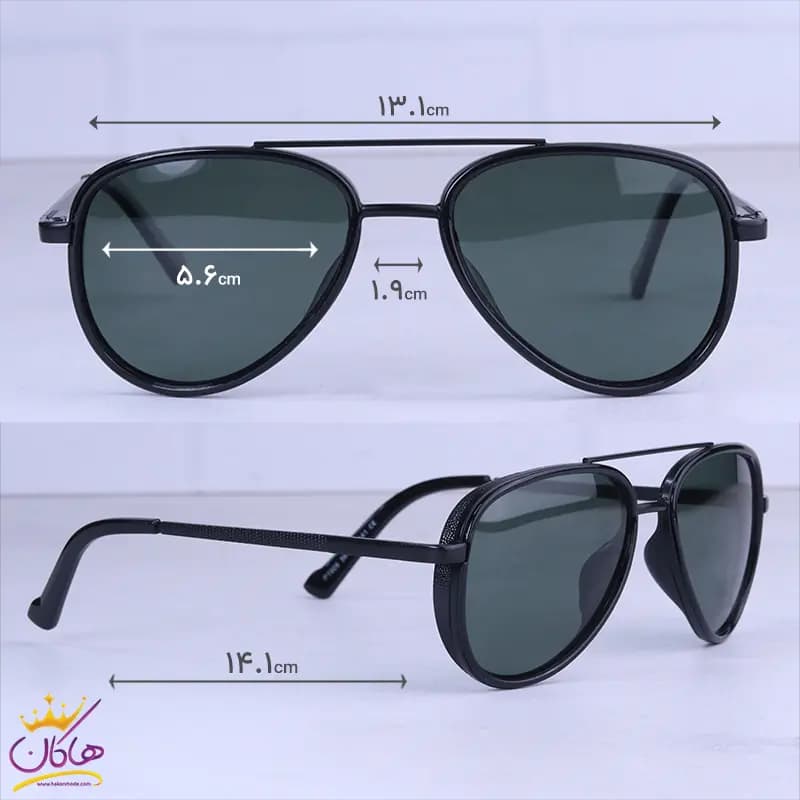 عینک آفتابی ماتریکس مردانه شیشه سبز P 1906/2 — تصویر ۲