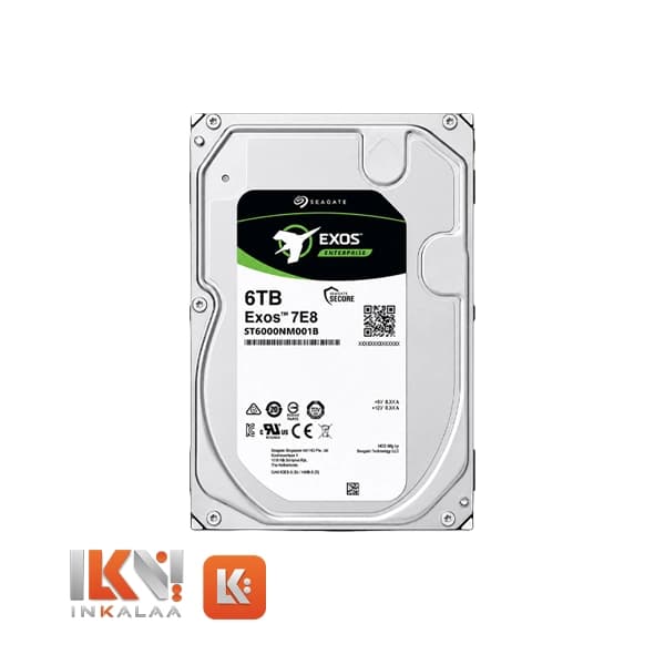 هارد سیگیت سری Exos 7E8 مدل ST6000NM001B SAS ظرفیت 6TB