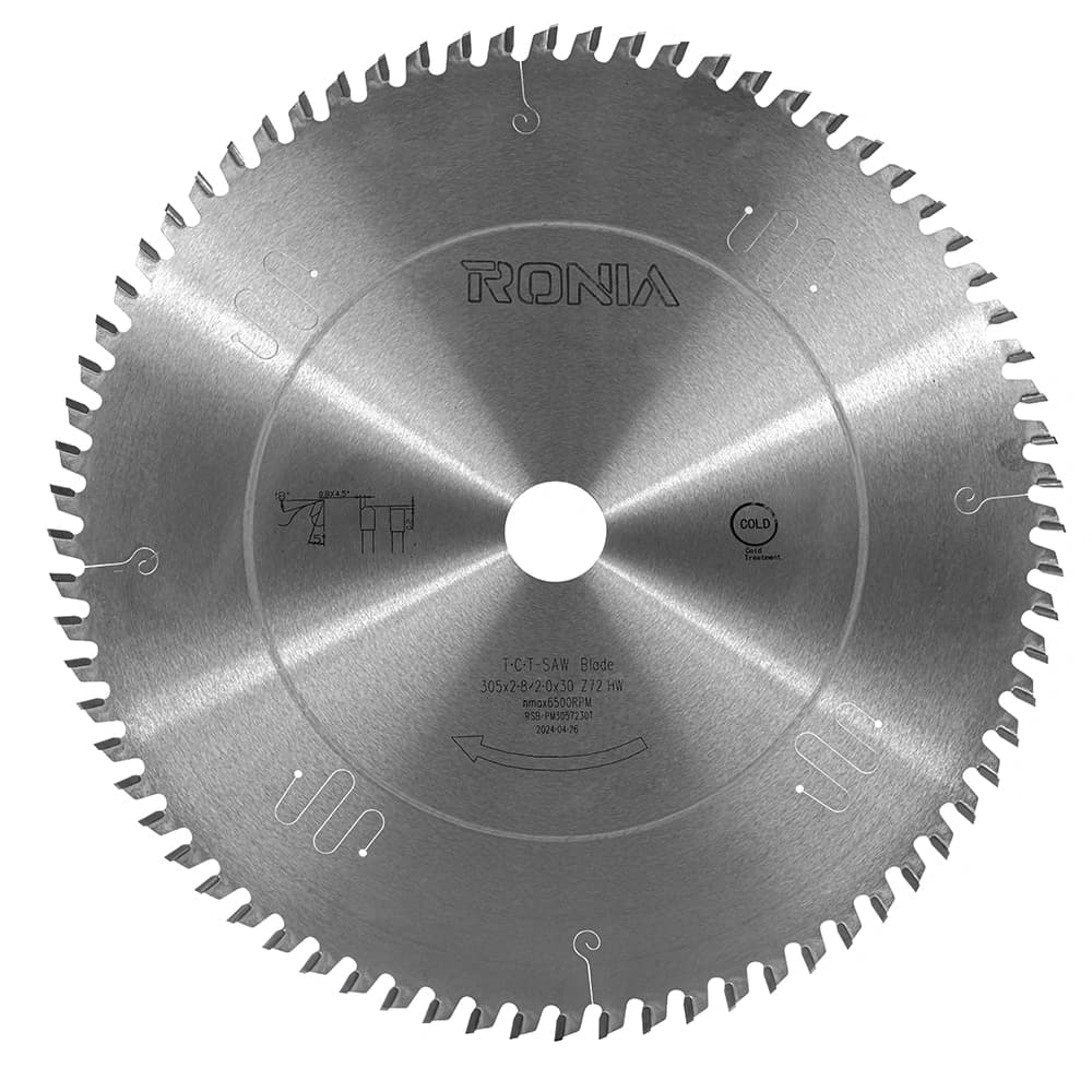 تیغ اره رونیا RSB-PM3057230T ام دی اف بر فارسی بر ۳۰۵ میلیمتر ۷۲ دندانه