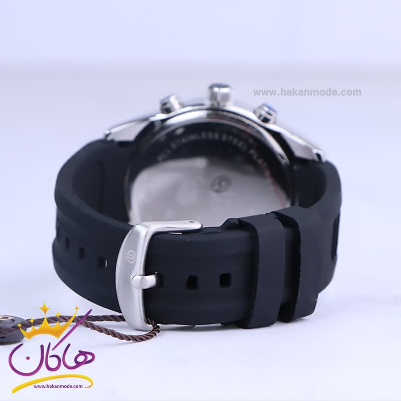 ساعت عقربه ای بیگوتی مردانه رابر مشکی فول تایم BG.1.10493-1 — تصویر ۲