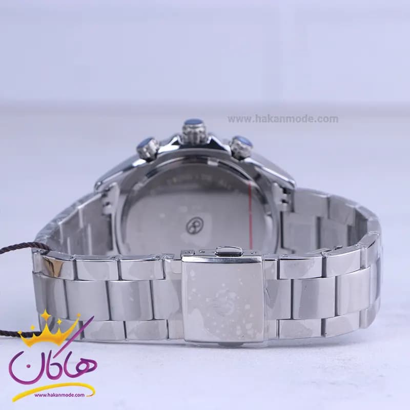 ساعت مچی بیگوتی مردانه فلزی صفحه مشکی فول دیت BG.1.10518-5 — تصویر ۳