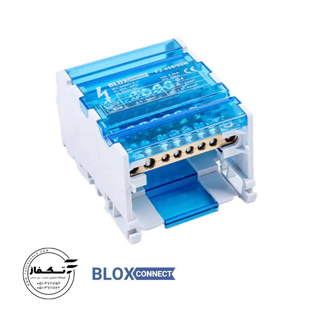 ترمینال توزیع چهار پل 80 آمپر FJ-408/80B بلاکس