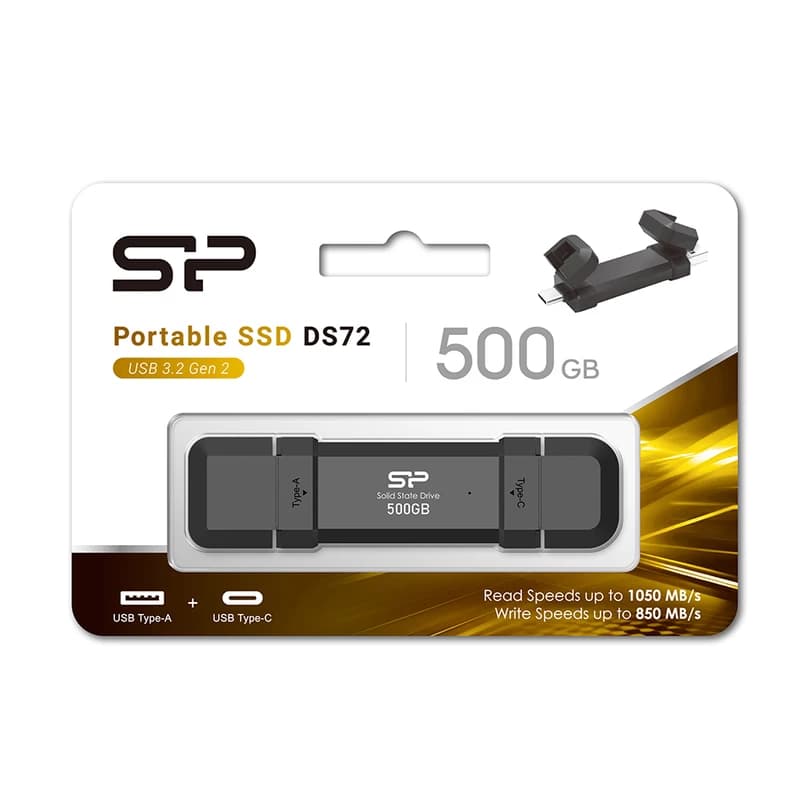 حافظه اس اس دی اکسترنال سیلیکون پاور مدل DS72 ظرفیت 500 گیگابایت
