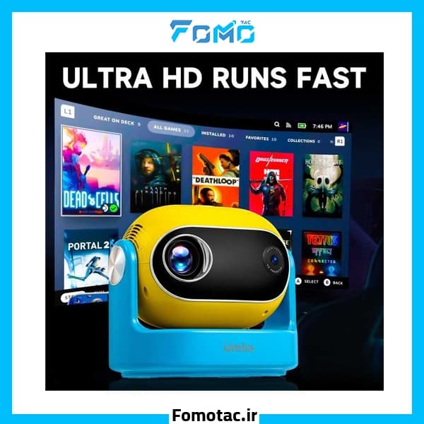 ویدئو پروژکتور هوشمند 4K یومیو(Umiio) مدل U30 — تصویر ۴