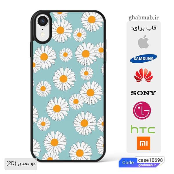 قاب گوشی گلدار رنگ روشن case10698 — تصویر ۲