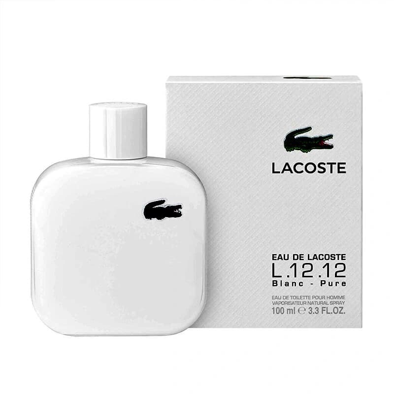 ادو تویلت مردانه لاکاست L.12.12 Blanc حجم 100ml — تصویر ۹