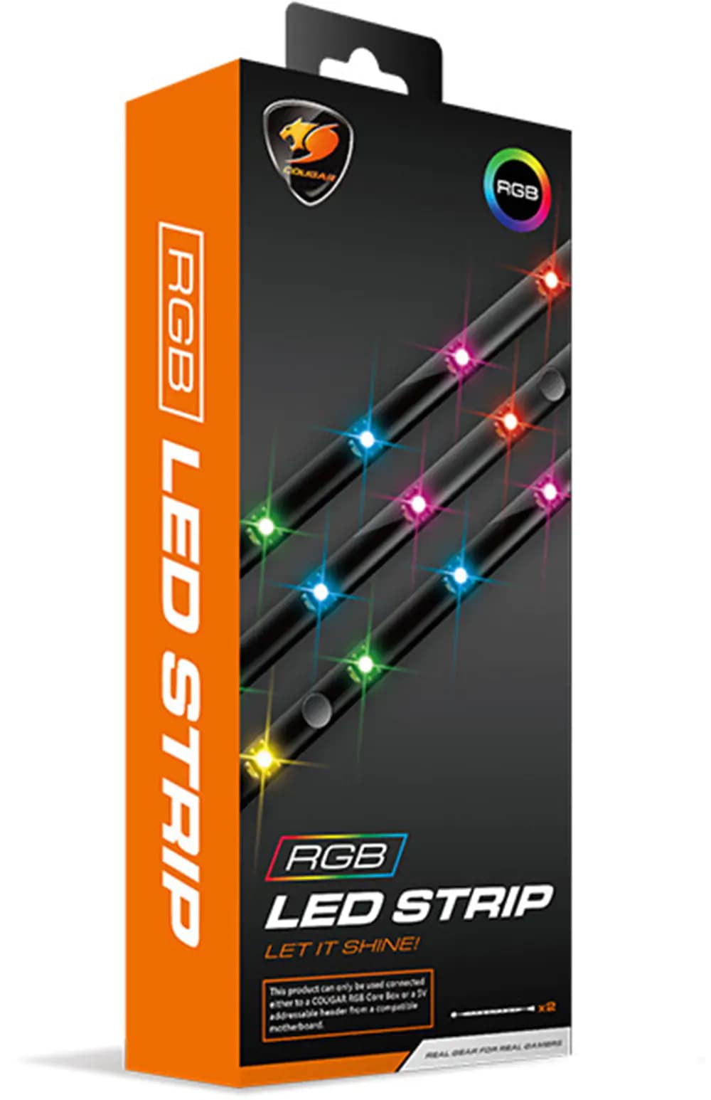بسته دوتایی نوار LED RGB کوگار، ۲ عدد ۳۰۰ میلیمتری LED RGB COUGAR