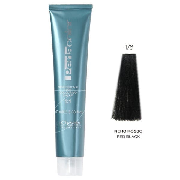 رنگ مو پرلاکالر اویستر مشکی قرمز شماره ۱/۶ -Oyster Perla Color Hair Color Num 1/6