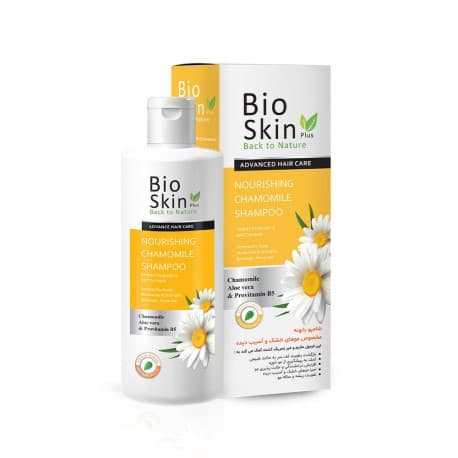 شامپو بابونه موهای خشک بایو اسکین (Bio Skin) — تصویر ۳