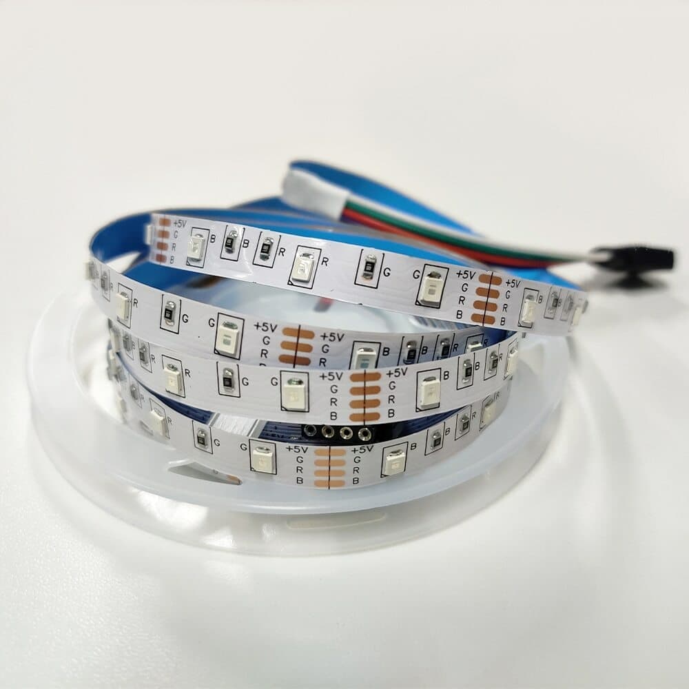 ریسه RGB LED نورپردازی 5متری 2835 5V USB — تصویر ۲