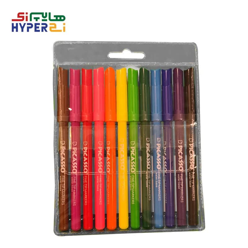 ماژیک 12 رنگ پیکاسو مدل Picasso FINE TIP — تصویر ۲