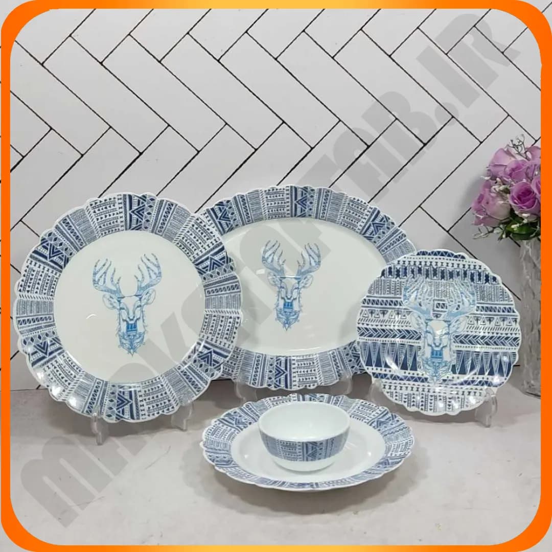سرویس 25 پارچه بالی سرمه ای آرکوپال آیروپال — تصویر ۲