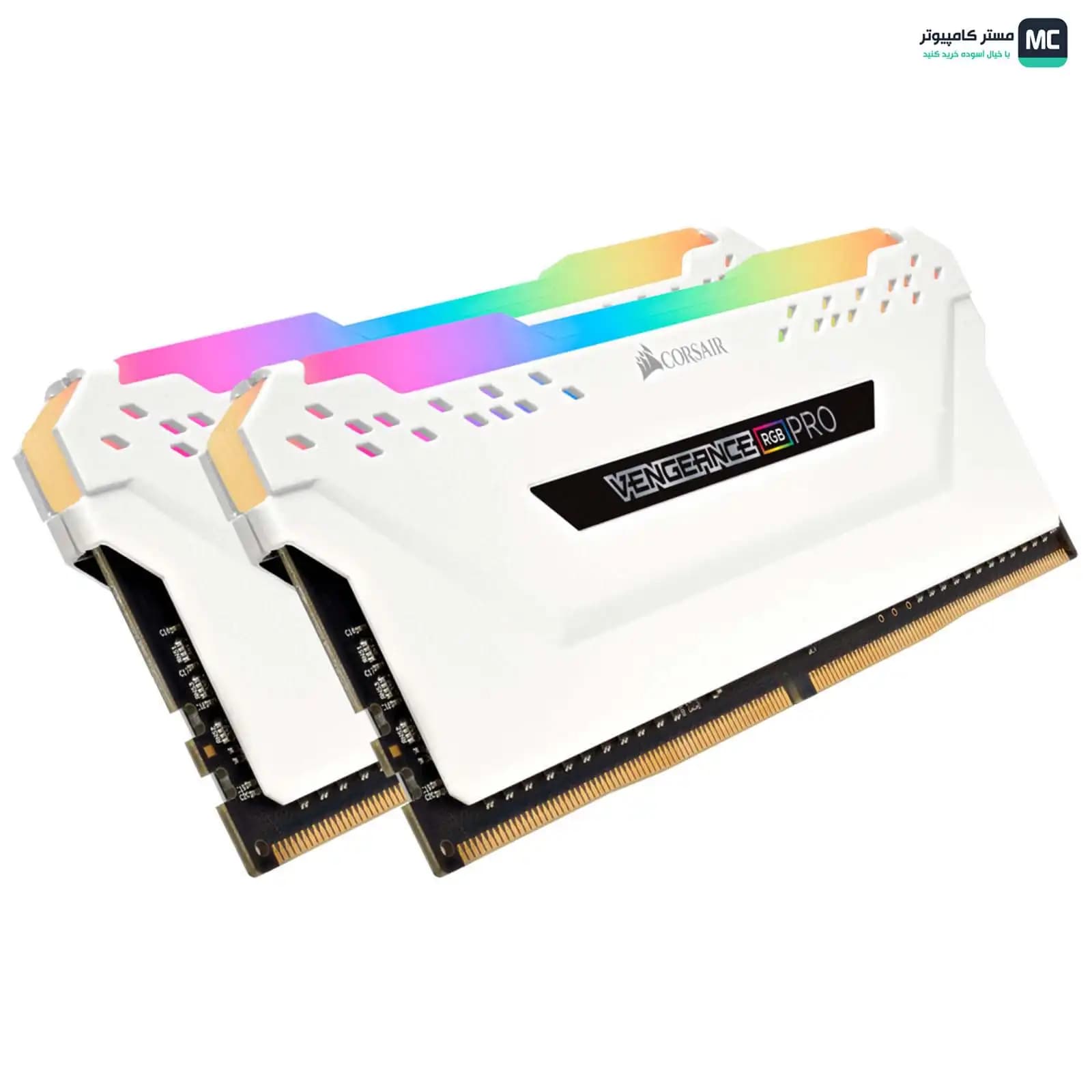 رم کامپیوتر کورسیر VENGEANCE RGB PRO 16GB 8GBx2 3200MHz CL16 DUAL — تصویر ۸