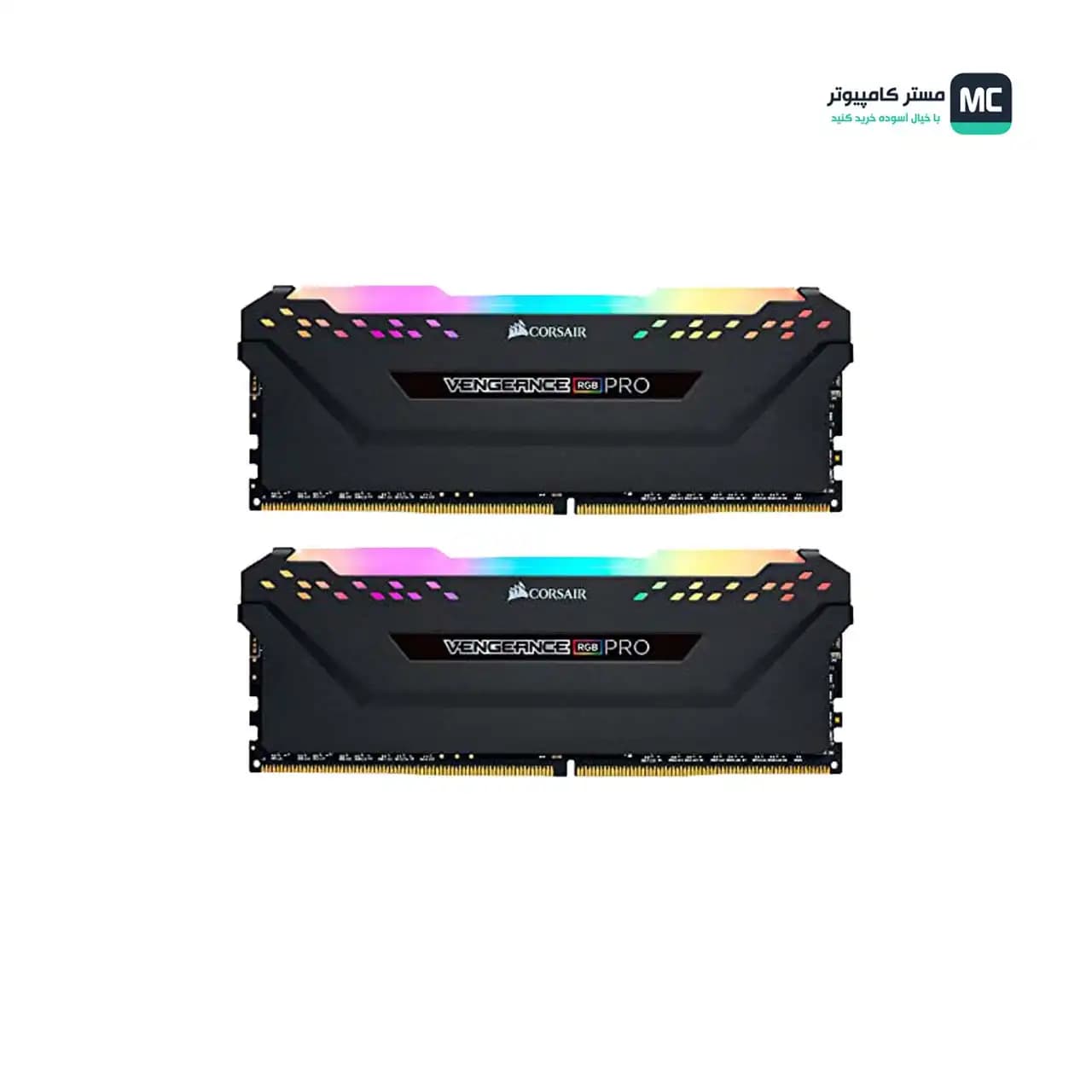 رم کامپیوتر کورسیر VENGEANCE RGB PRO 16GB 8GBx2 3200MHz CL16 DUAL — تصویر ۴