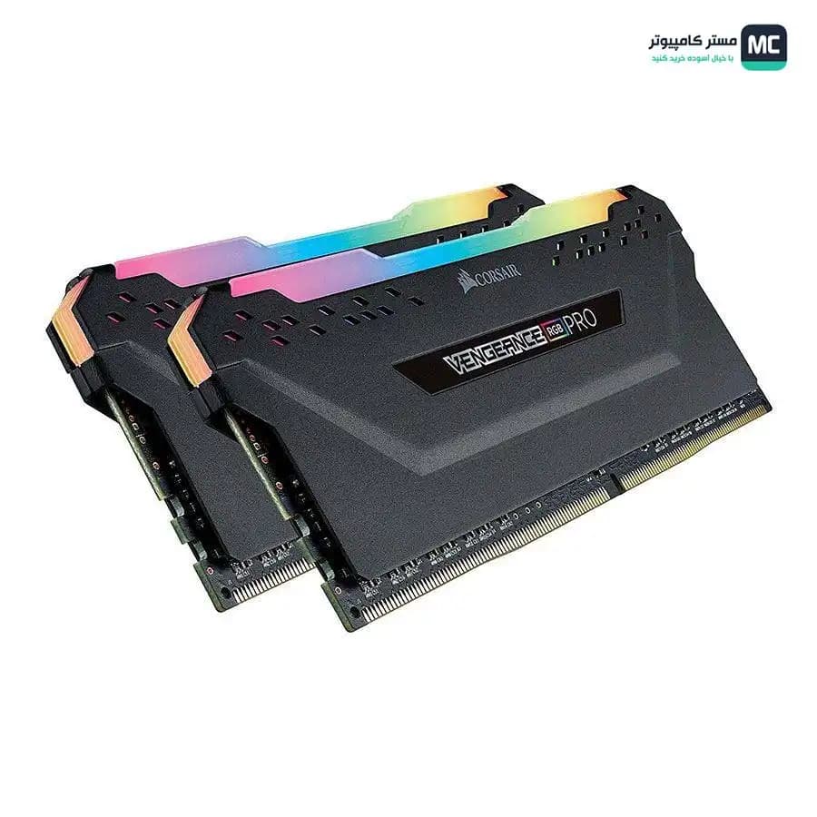رم کامپیوتر کورسیر VENGEANCE RGB PRO 16GB 8GBx2 3200MHz CL16 DUAL — تصویر ۶