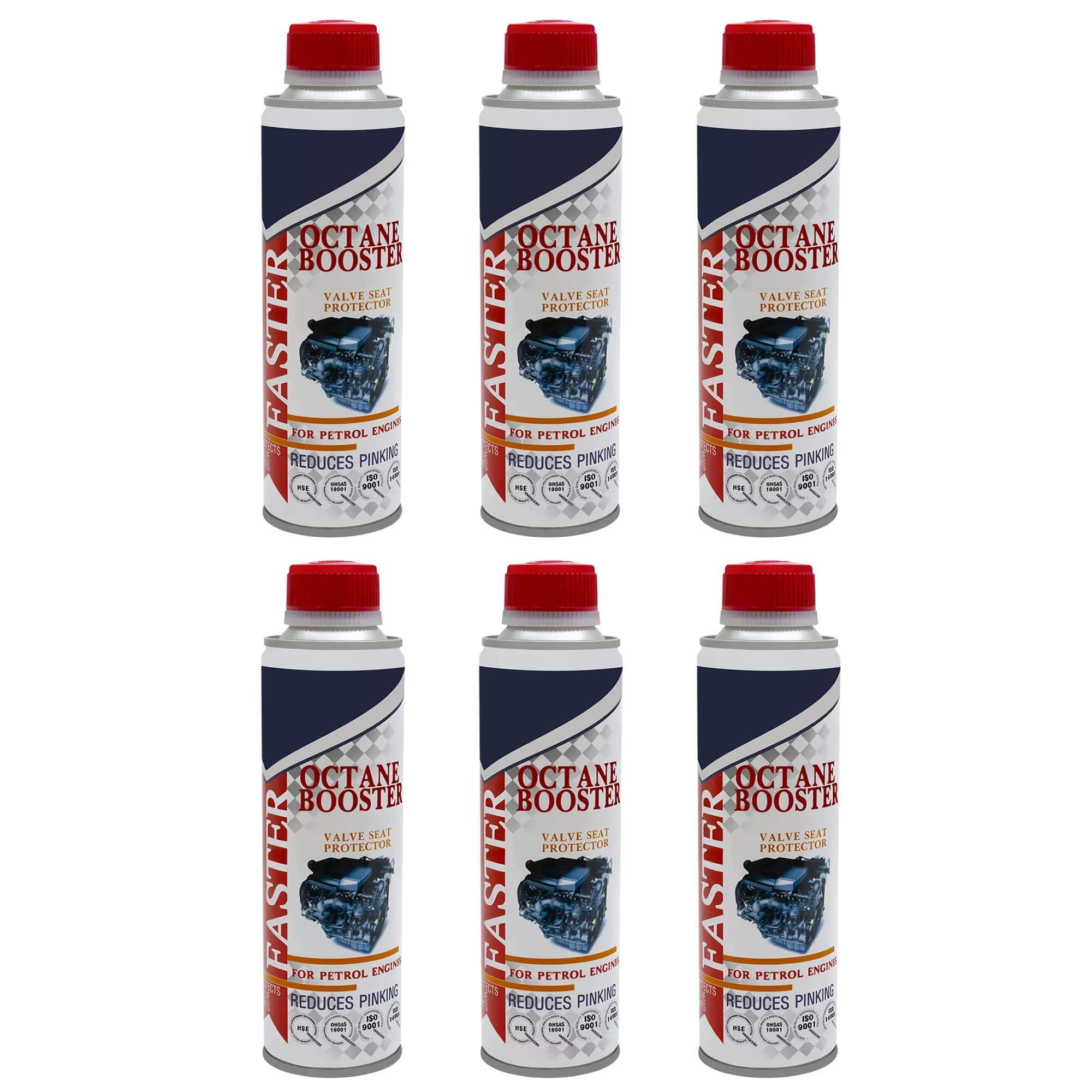 مکمل سوخت خودرو فستر مدل M-1019 حجم 300 میلی لیتر بسته 6 عددی