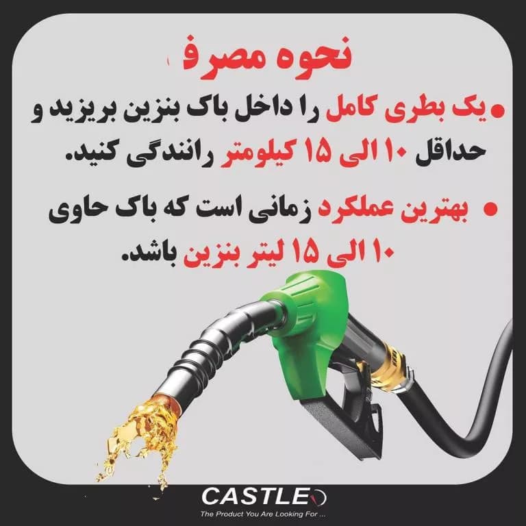 انژکتور شوی خودرو کستل مدل اینکتور فلاش حجم 400 میلی لیتر — تصویر ۲