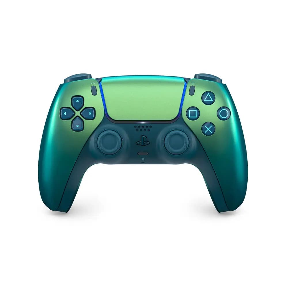 دسته PS5 DualSense سبز آبی کروم
