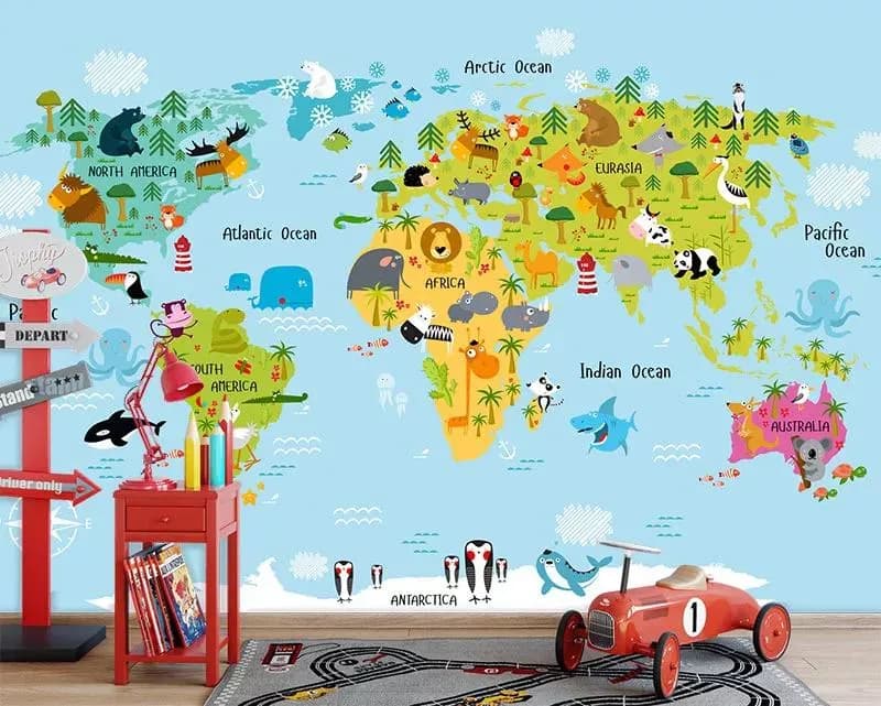 پوستر دیواری نقشه ماجراجویی