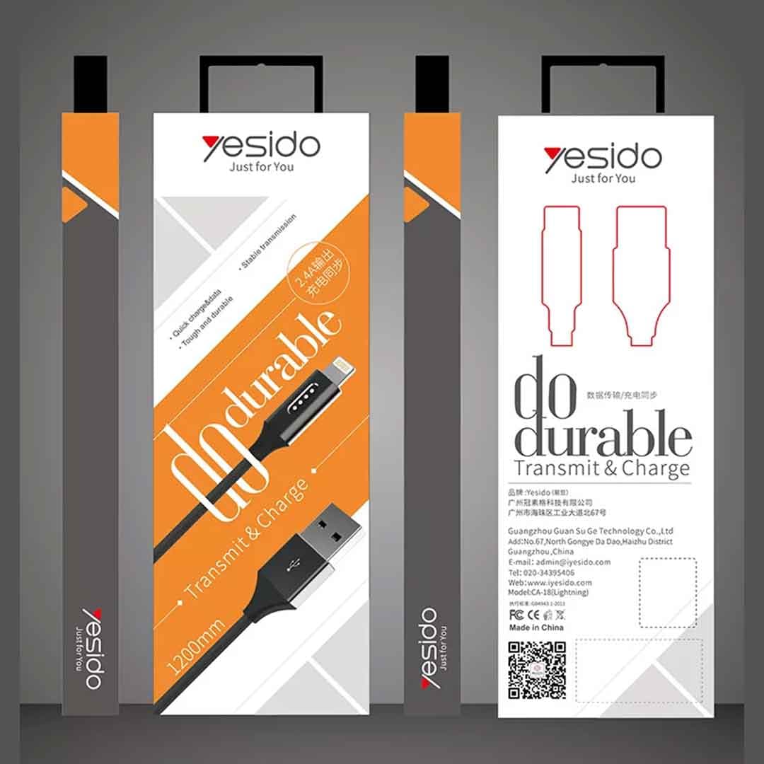 کابل آیفون یسیدو مدل Yesido CA18 Lightning — تصویر ۸
