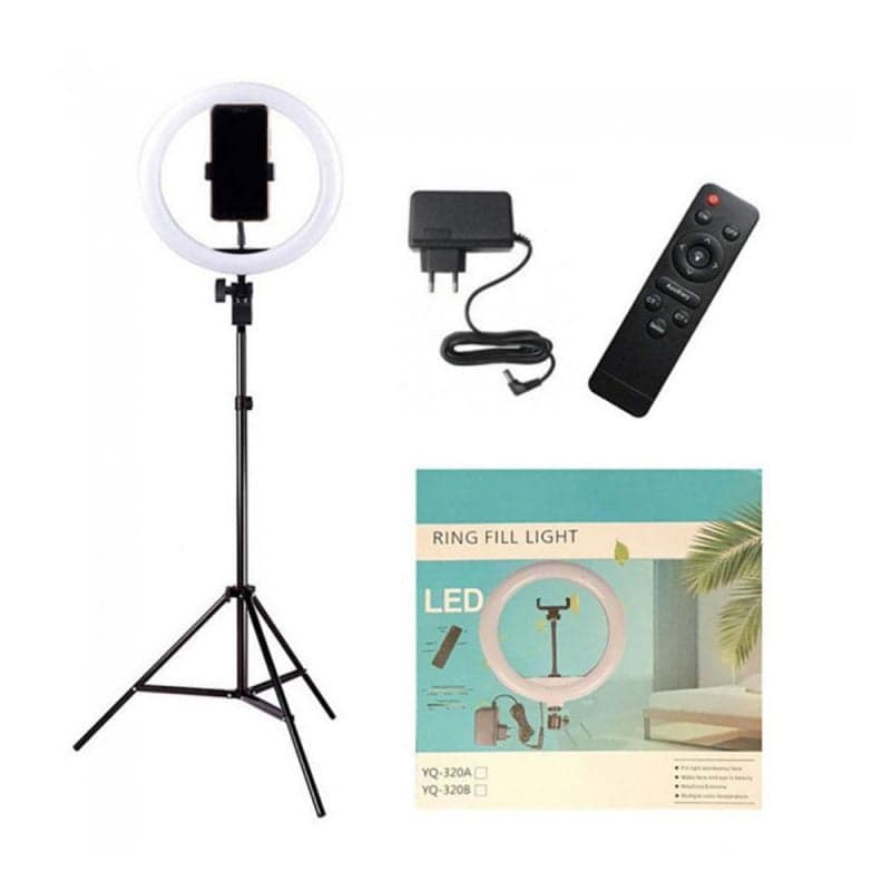 رینگ لایت به همراه سه پایه مدل HERO YQ-320 Ring Light — تصویر ۳