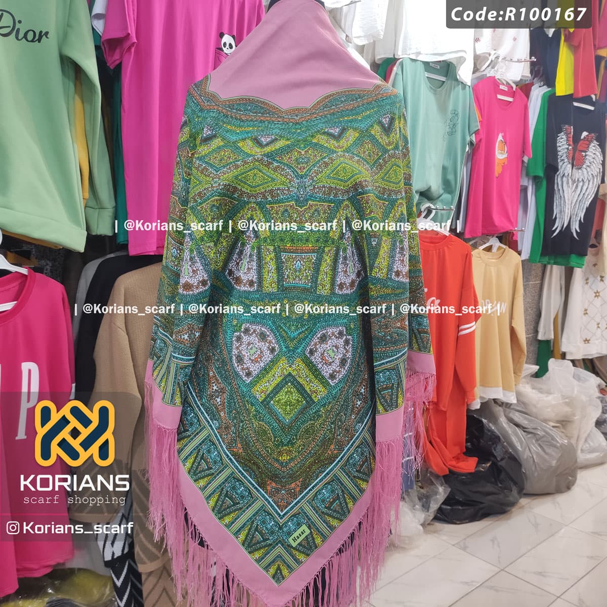 روسری ترک نخی کد R100167