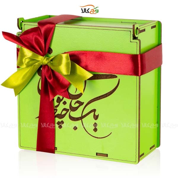 جعبه هدیه چوبی یک جان چه بود صد جان منی وگان – 31 عددی — تصویر ۷
