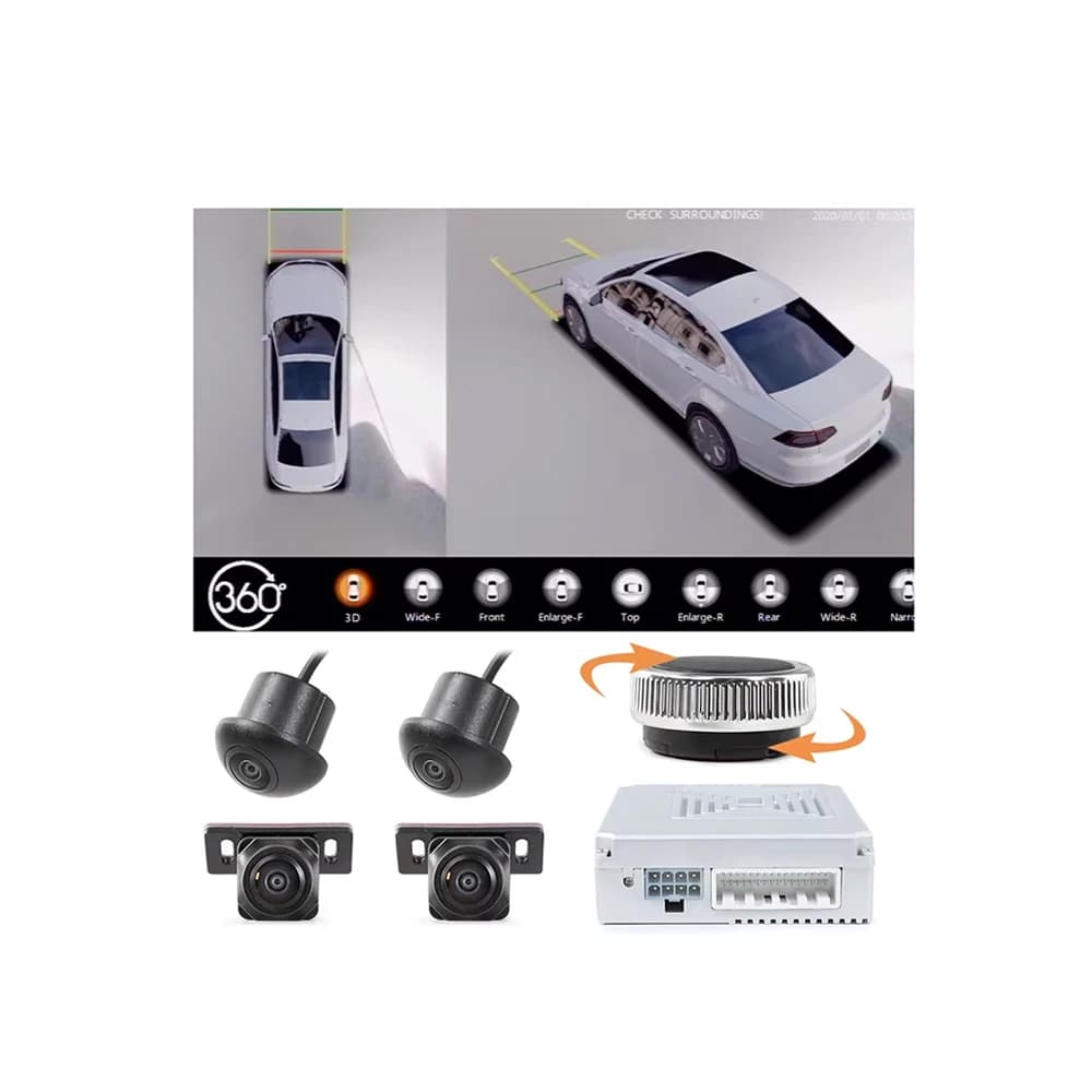 دوربین 360 درجه خودرو موس دار درجه یک برند وکال — تصویر ۲