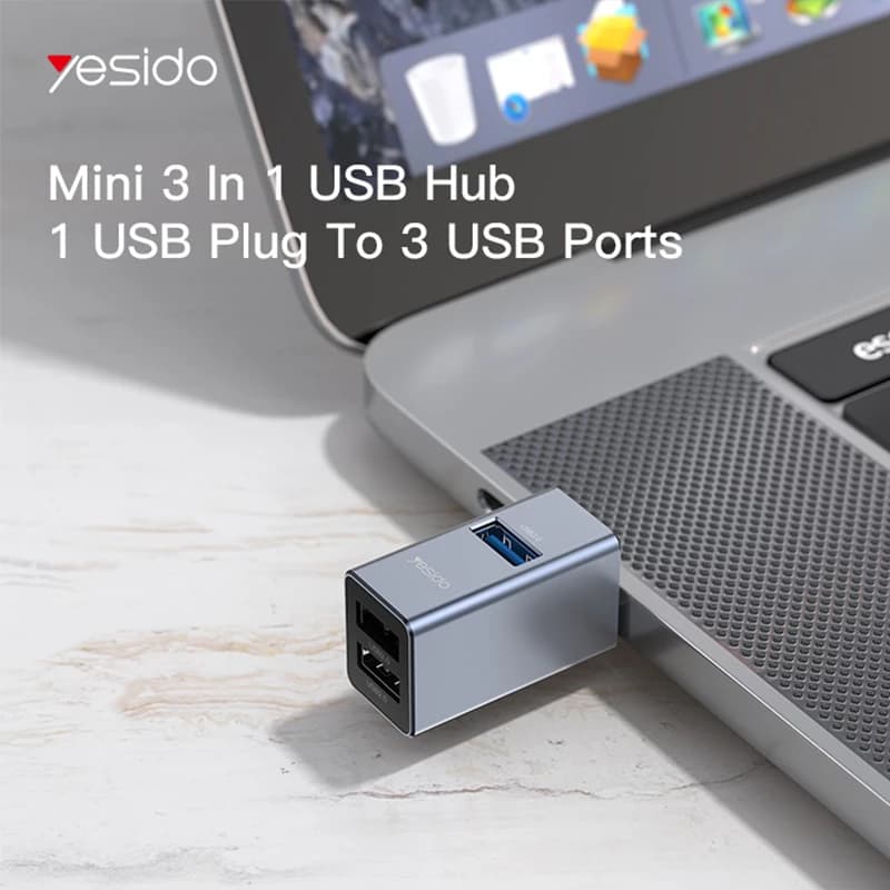هاب 3 پورت USB یسیدو مدل HB14 — تصویر ۳