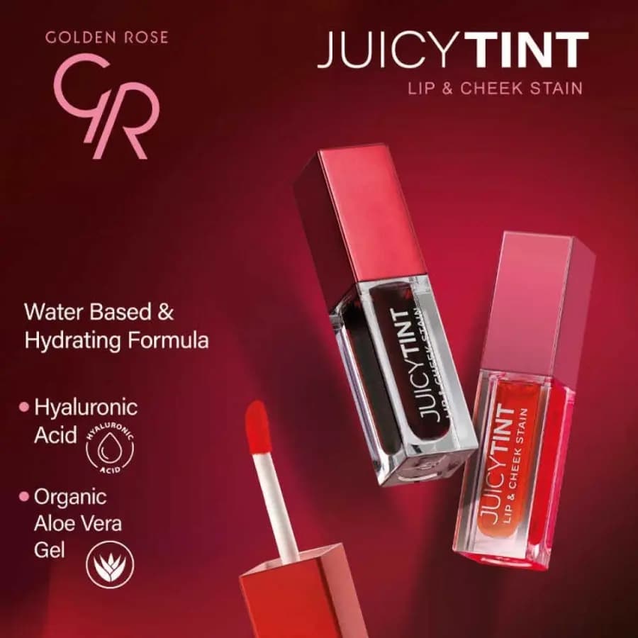 تینت لب و گونه Juicy گلدن رز شماره 01 — تصویر ۴