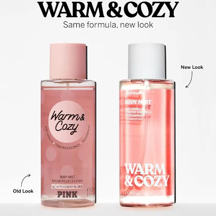 بادی اسپلش پینک ویکتوریا سکرت Warm and Cozy — تصویر ۴