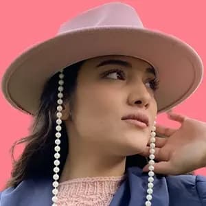 کلاه شاپوی فدورا صورتی با اکسسوری لاویونسا laviyonsa Fedora Pink 377562131